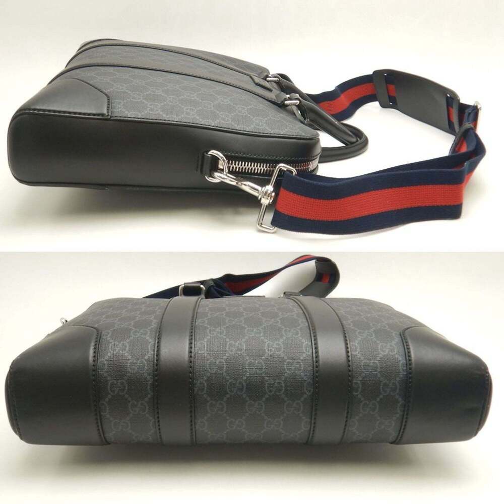 GUCCI Authentic Black Canvas Bag - Picture 4 of 10